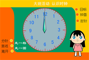 认识时钟flash数学课件